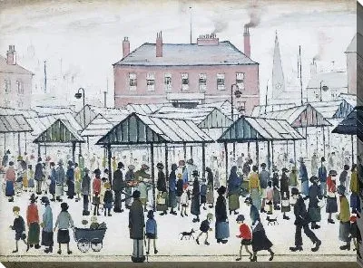 Рынок (1939) (Market Scene, Northern Town)