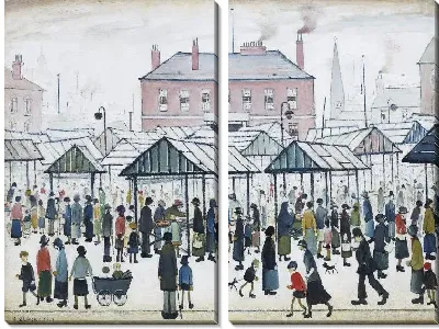 Рынок (1939) (Market Scene, Northern Town)