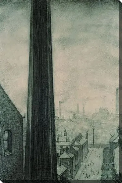 Картина Вид из окна Королевского технического колледжа, Салфорд (1924) (A View from the Window of the Royal Technical College, Salford)