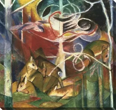 Олень в лесу (1913) (Deer in the Forest I)