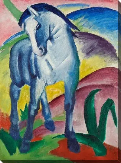 Картина Синий конь (1911) (Blue Horse I)