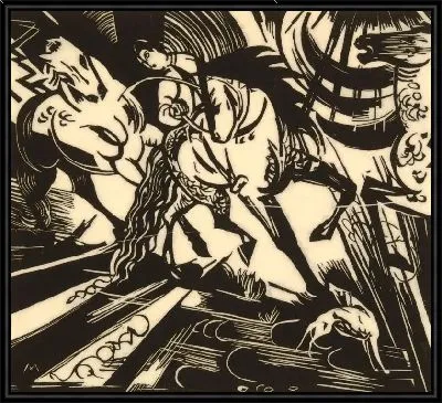 Школа верховой езды (1913) (Reitschule (Riding School))