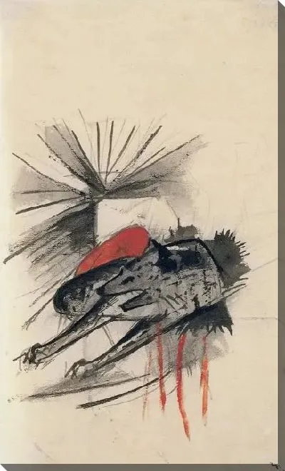 Картина Лежащая гиена (1913) (Lying Hyena (Lying Wolf))