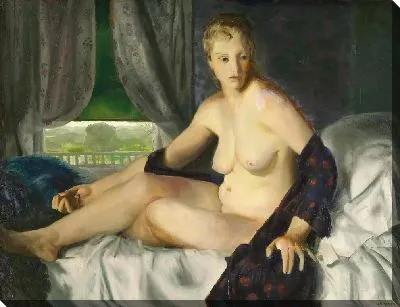 Картина Обнаженная (1920) (Nude with Fan)
