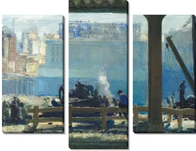 Картина Голубое утро (1909) (Blue Morning)