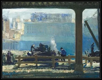 Картина Голубое утро (1909) (Blue Morning)