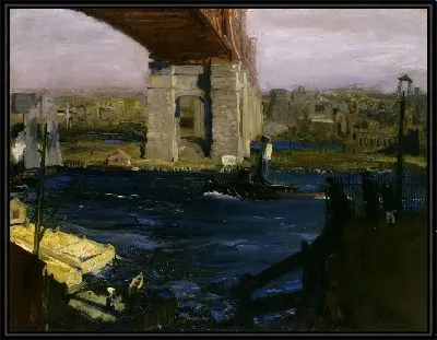 Картина Мост, Остров Блэкуэлл (1909) (Bridge, Blackwell’s Island)