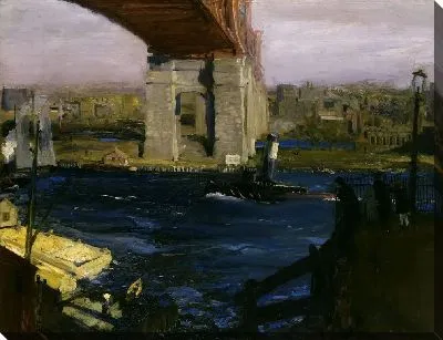 Картина Мост, Остров Блэкуэлл (1909) (Bridge, Blackwell’s Island)