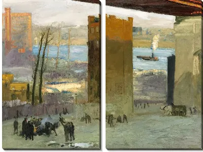 Картина Одинокая обитель (1909) (The Lone Tenement)