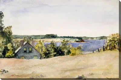 Картина Пейзаж (1899) (Gardiner's Bay from Sag Harbor)