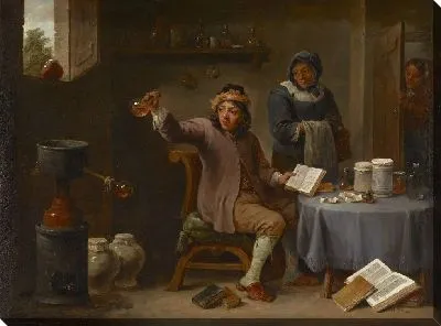 Картина Консультация (1660) (The Consultation)