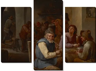 Картина Местный бар (1660) (The Country Pub)