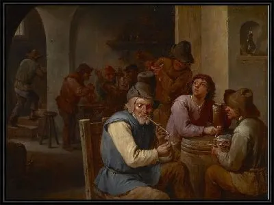 Картина Местный бар (1660) (The Country Pub)