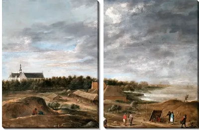 Картина Пейзаж (1690) (Brickmakers near Hemiksem)