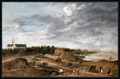 Картина Пейзаж (1690) (Brickmakers near Hemiksem)