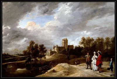 Картина Замок и его собственники (1650) (A Castle and its Proprietors)