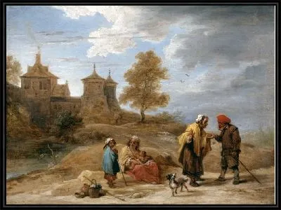 Картина Цыгане (1690) (Gypsies in a Landscape)