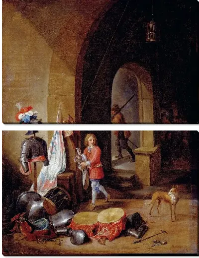 Картина Караульный помещения (1640) (A Guard Room)