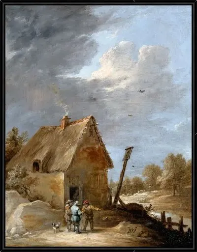 Картина Дорога возле коттеджа (1690) (A Road near a Cottage)