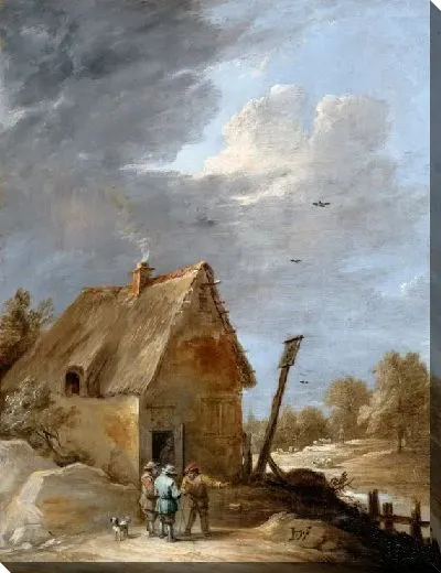 Картина Дорога возле коттеджа (1690) (A Road near a Cottage)