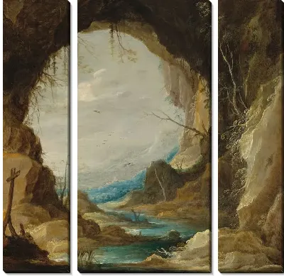 Картина Грот (1630) (Vista from a Grotto)