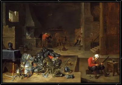 Картина Магазин оружейника (1640-1645) (The Armorer's Shop)
