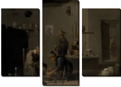 Картина Деревенские доктора (1636) (At the Village Doctor's)