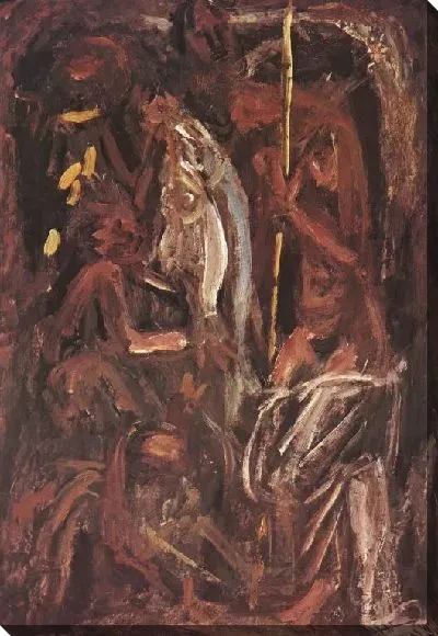 Картина Семья и рыба (1916-1950) (Family and Fish)