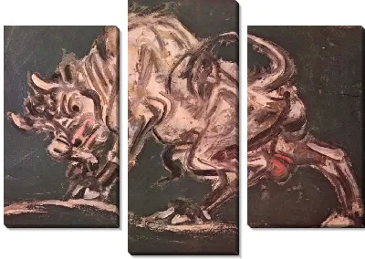 Картина Белый бык (1916-1956) (A White Bull)