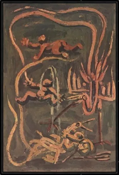 Картина Птицы и мальчики (1916-1956) (Birds and Boys)