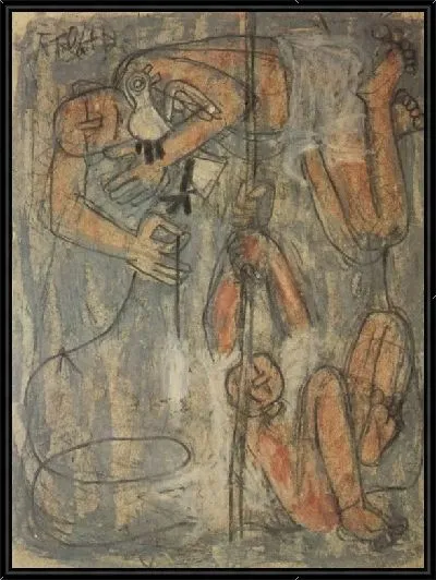 Картина Мальчик держит голубя (1916-1956) (A Boy Holding a Pigeon)