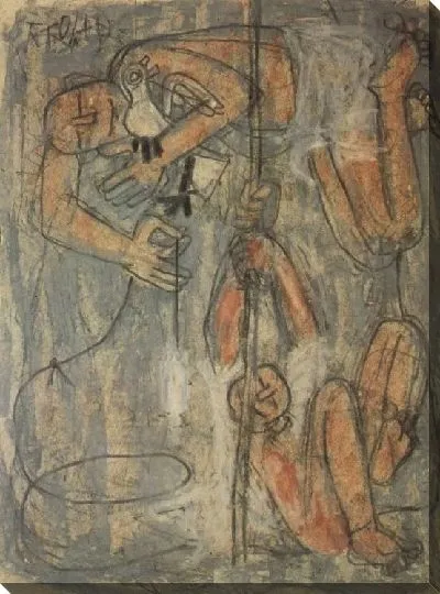 Картина Мальчик держит голубя (1916-1956) (A Boy Holding a Pigeon)