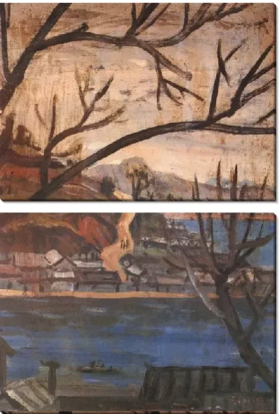 Картина Пейзаж (1916-1956) (Tongyeong)
