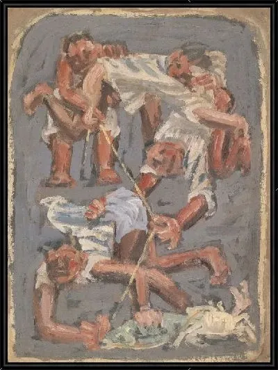 Картина Мальчики на пляже (1916-1956) (Boys on the Beach)