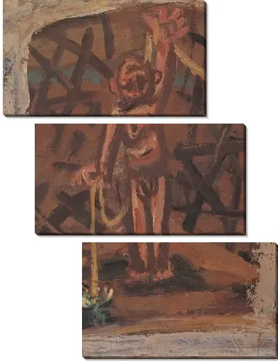 Картина Синий краб и маленький мальчик (1916-1956) (A Blue Crab and a Little Boy)