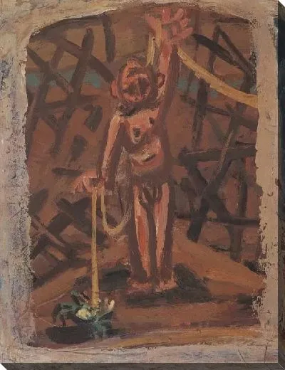 Картина Синий краб и маленький мальчик (1916-1956) (A Blue Crab and a Little Boy)