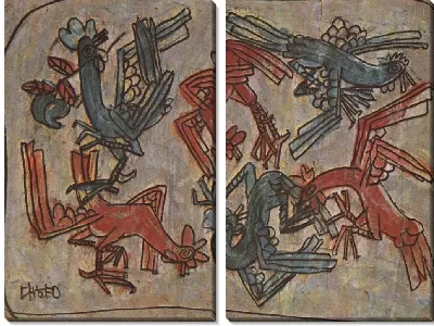 Картина Шесть кур (1916-1956) (Six Chickens)