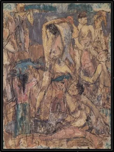 Картина Рыба и дети (1916-1956) (Fish and Children)