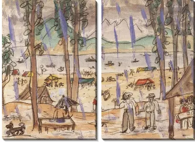 Картина Курорт (1916-1956) (Resort at Dongchon)