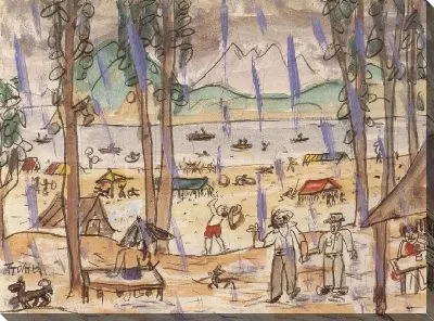 Картина Курорт (1916-1956) (Resort at Dongchon)