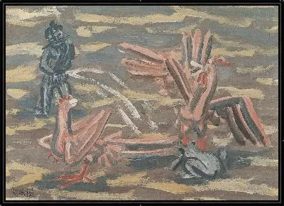 Картина Курица (1916-1956) (Chicken)