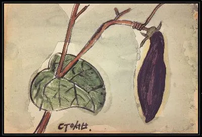 Картина Баклажан (1916-1956) (Eggplant)
