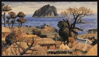 Картина Пейзаж с острова (1916-1951) (Scenery with Seopseom Island in the Distance)