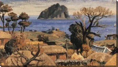 Картина Пейзаж с острова (1916-1951) (Scenery with Seopseom Island in the Distance)