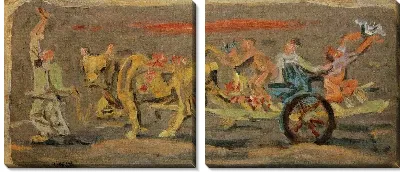 Картина Семья на дороге (1916-1954) (A Family on the Road)
