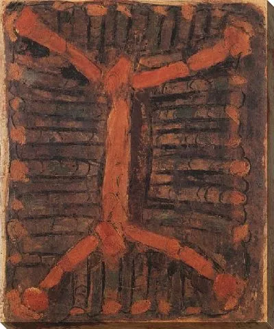 Картина Плитки синей крыши (1916-1956) (Blue Roof Tiles)