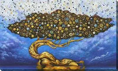 Картина маслом Арт дерево №2