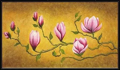 Картина Розовые магнолии