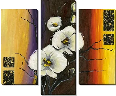 Модульная картина Орхидеи №3