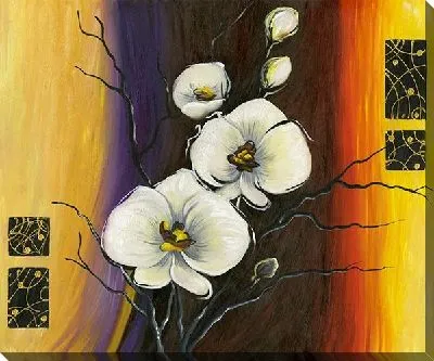 Картина маслом Орхидеи №3